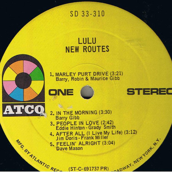 Lulu - New Routes (VG) (Vinyl LP)