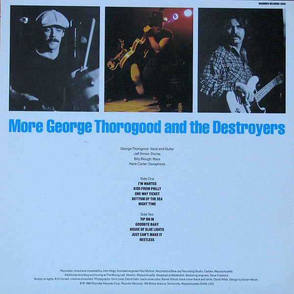 Thorogood, George And The Destroyers - More George Thorogood And The Destroyers (VG) (Vinyl LP)