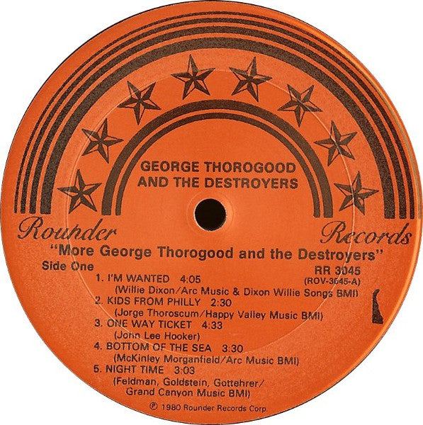 Thorogood, George And The Destroyers - More George Thorogood And The Destroyers (VG) (Vinyl LP)