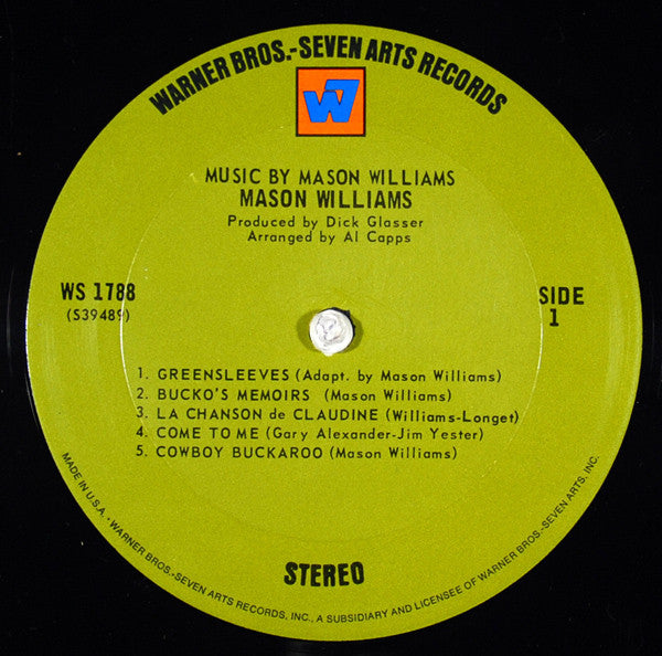 Williams, Mason - Music By Mason Williams (VG) (Vinyl LP)