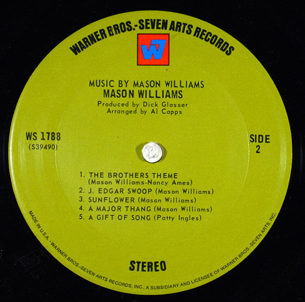 Williams, Mason - Music By Mason Williams (VG) (Vinyl LP)