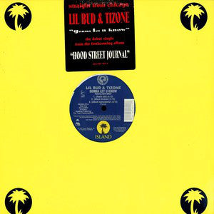 Lil Bud & Tizone Featuring Keith Sweat - Gonna Let U Know (VG+) (Vinyl LP)