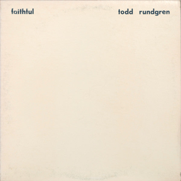 Rundgren, Todd - Faithful (Vinyl, VG) (Vinyl LP)
