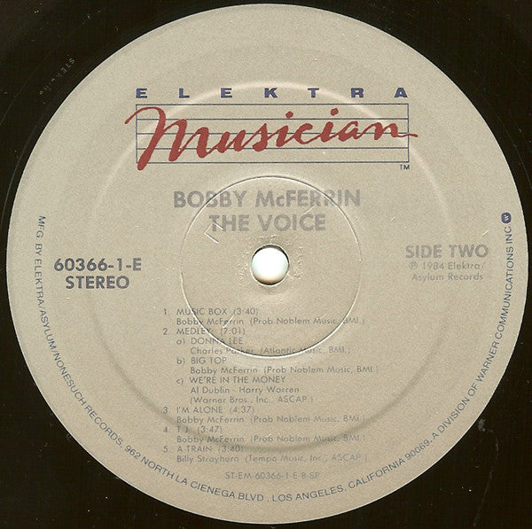 McFerrin, Bobby - The Voice (VG) (Vinyl LP)