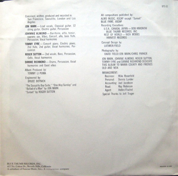 Mark-Almond - Mark-Almond II (VG+) (Vinyl LP)
