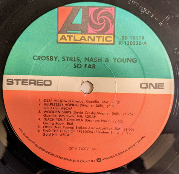 Crosby, Stills, Nash & Young - So Far (Vinyl, VG+) (Vinyl LP)