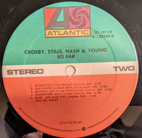 Crosby, Stills, Nash & Young - So Far (Vinyl, VG+) (Vinyl LP)