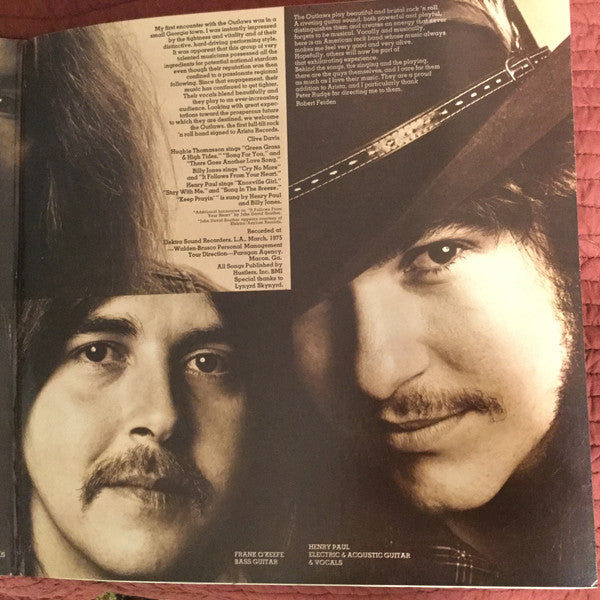 Outlaws - Outlaws (VG) (Vinyl LP)