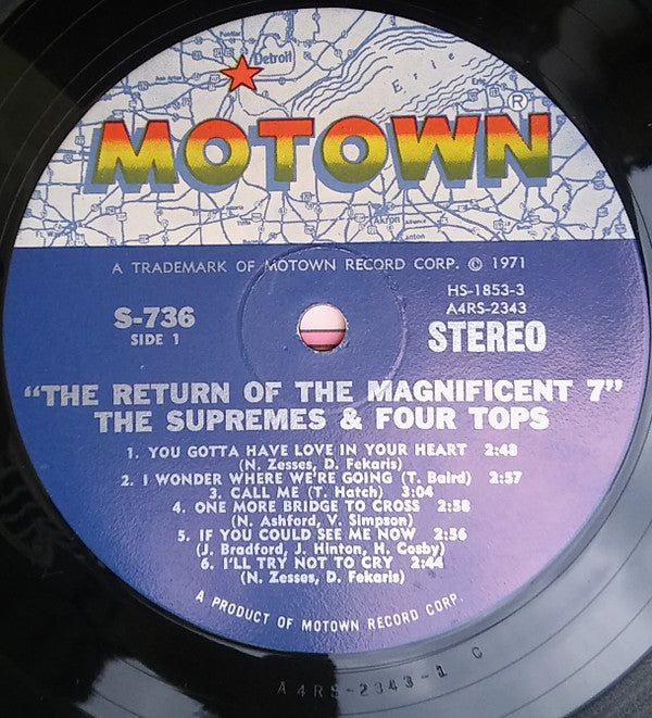 Supremes & The Four Tops - The Return Of The Magnificent Seven (M) (Vinyl LP)