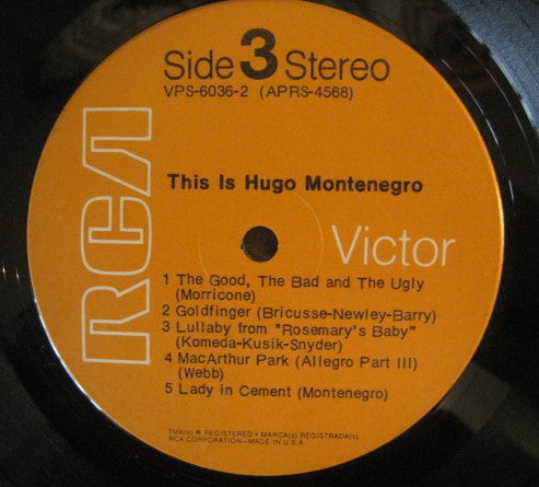Montenegro, Hugo - This Is Hugo Montenegro (VG) (Vinyl LP)