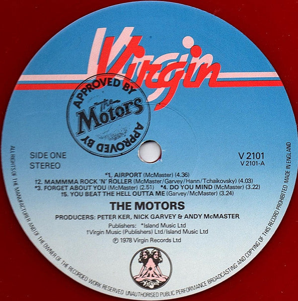 Motors - Approved By The Motors (VG+) (Vinyl LP)