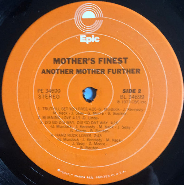 Mother's Finest - Another Mother Further (VG) (Vinyl LP)