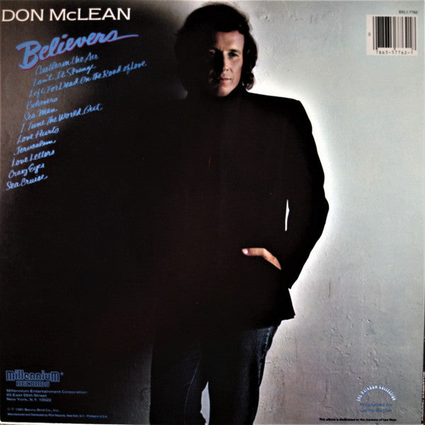 McLean, Don - Believers (VG+) (Vinyl LP)
