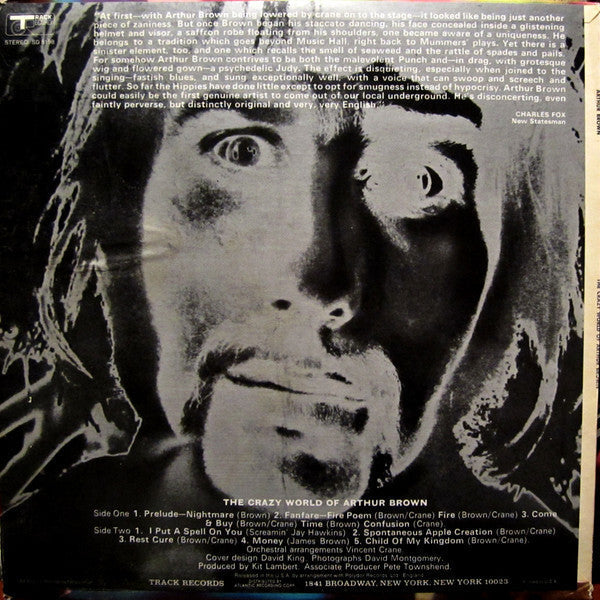 Crazy World Of Arthur Brown - The Crazy World Of Arthur Brown (VG) (Vinyl LP)