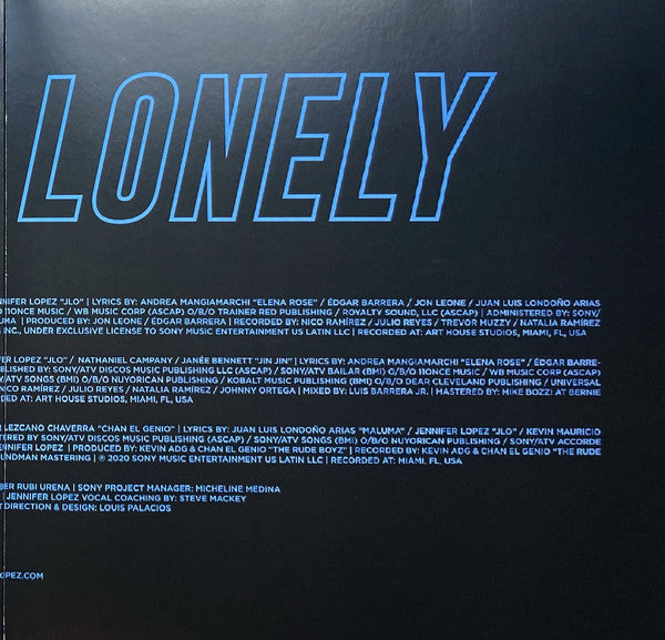 Lopez, Jennifer & Maluma - Pa' Ti / Lonely (NM or M-) (Vinyl LP)