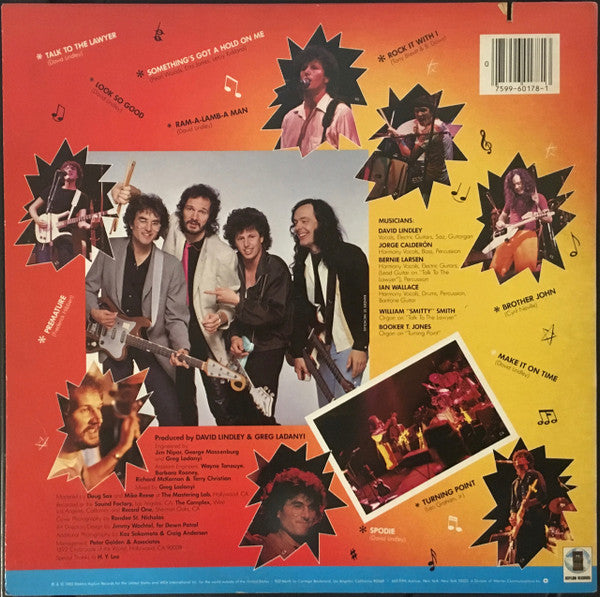 Lindley, David And El Rayo-X - Win This Record! (Vinyl, VG+) (Vinyl LP)
