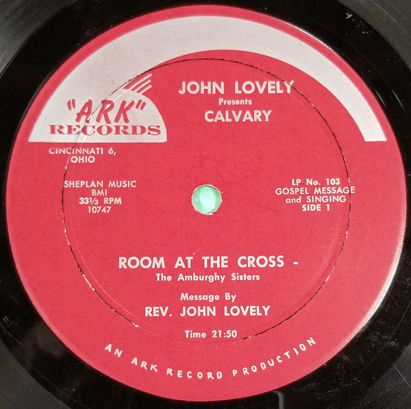 Various - John Lovely Presents Calvary (VG) (Vinyl LP)