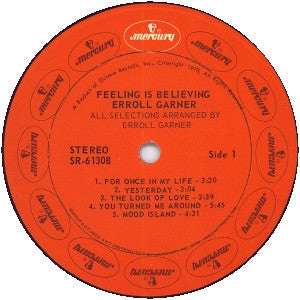 Garner, Errol - Feeling Is Believing (VG) (Vinyl LP)