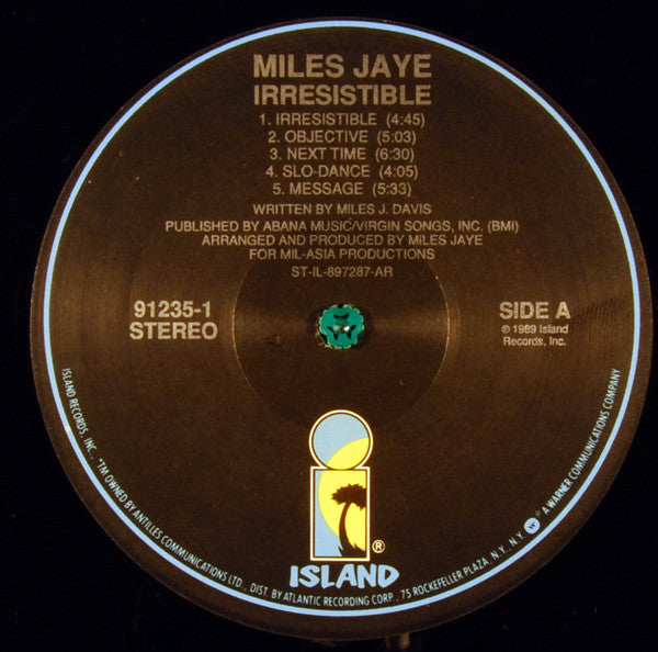 Jaye, Miles - Irresistible (NM or M-) (Vinyl LP)