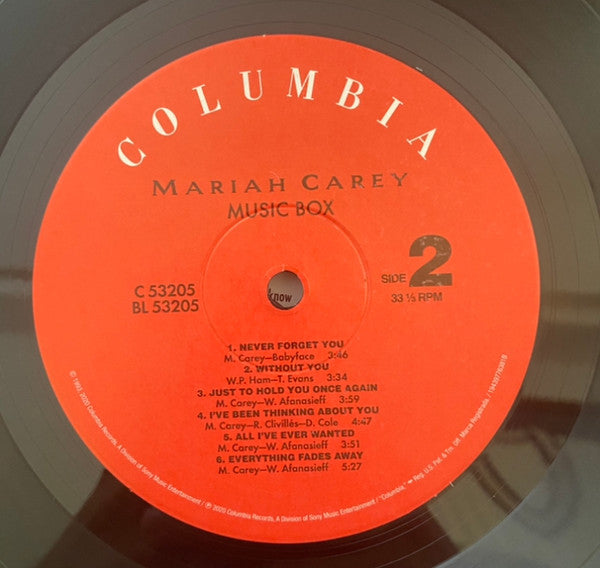 Carey, Mariah - Music Box (Vinyl, VG+) (Vinyl LP)