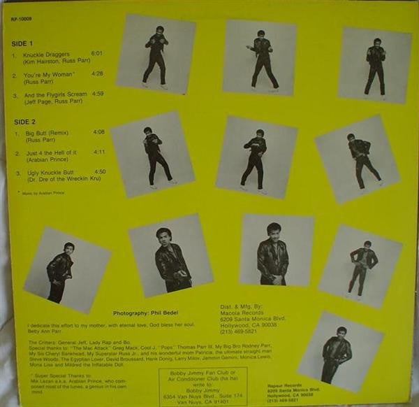 Jimmy, Bobby And The Critters - Ugly Knuckle Butt (VG+) (Vinyl LP)