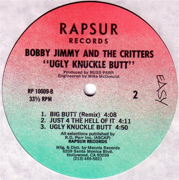 Jimmy, Bobby And The Critters - Ugly Knuckle Butt (VG+) (Vinyl LP)