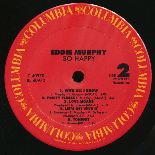 Murphy, Eddie - So Happy (Vinyl, VG+) (Vinyl LP)