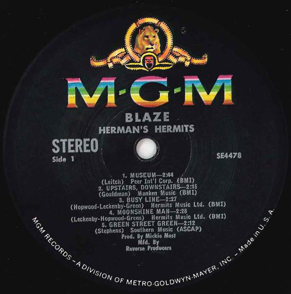 Herman's Hermits - Blaze (M) (Vinyl LP)