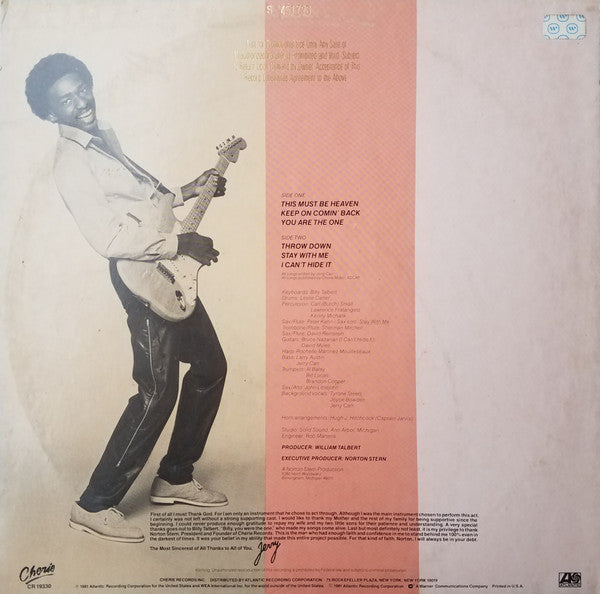 Carr, Jerry - This Must Be Heaven (NM or M-) (Vinyl LP)