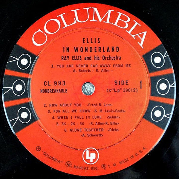 Ellis, Ray And His Orchestra - Ellis In Wonderland (VG+) (Vinyl LP)