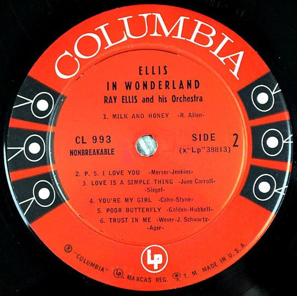 Ellis, Ray And His Orchestra - Ellis In Wonderland (VG+) (Vinyl LP)