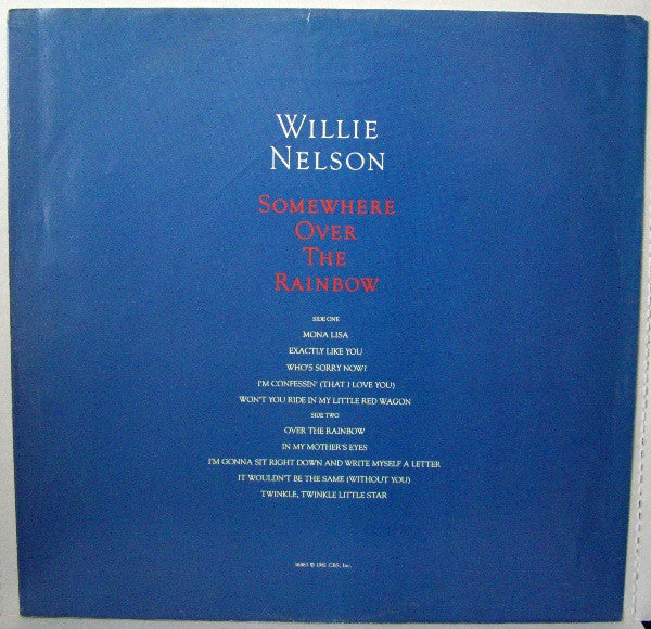 Nelson, Willie - Somewhere Over The Rainbow (Vinyl, VG+) (Vinyl LP)