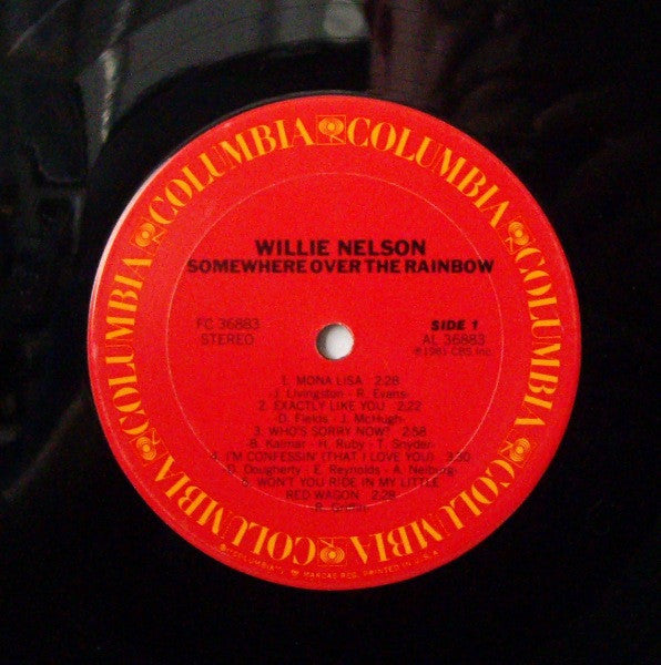 Nelson, Willie - Somewhere Over The Rainbow (Vinyl, VG+) (Vinyl LP)