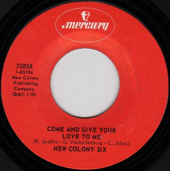 New Colony Six - Things I'd Like To Say / Come And Give Your Love To Me (VG) (Vinyl LP)