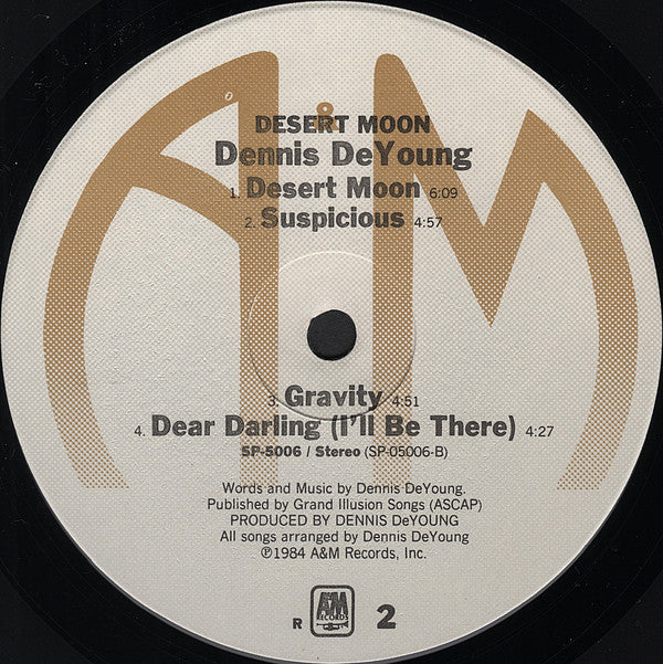 DeYoung, Dennis - Desert Moon (Vinyl, VG+) (Vinyl LP)