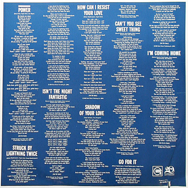 Temptations - Power (Vinyl, VG+) (Vinyl LP)