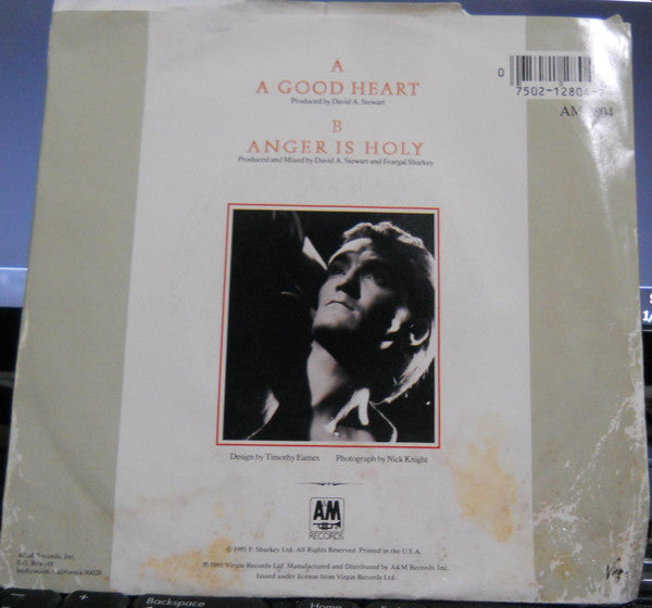 Sharkey, Feargal - A Good Heart / Anger Is Holy (VG) (Vinyl LP)