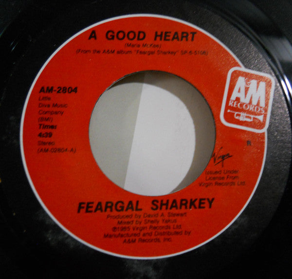 Sharkey, Feargal - A Good Heart / Anger Is Holy (VG) (Vinyl LP)