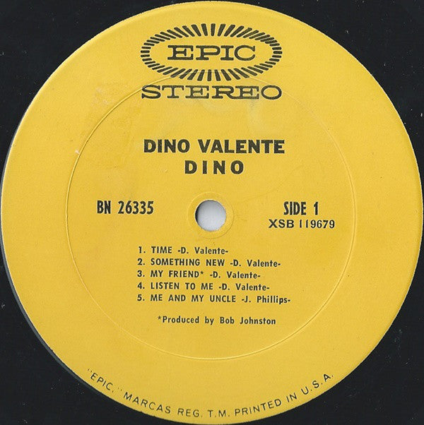 Dino Valenti - Dino Valente (VG) (Vinyl LP)