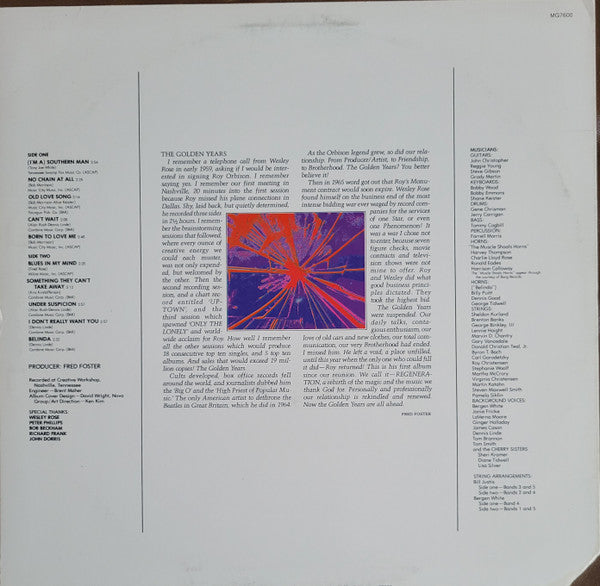 Orbison, Roy - Regeneration (Vinyl, VG+) (Vinyl LP)