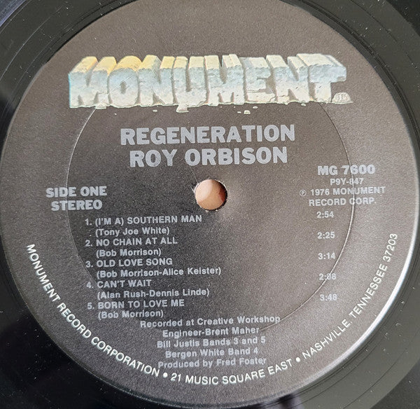 Orbison, Roy - Regeneration (Vinyl, VG+) (Vinyl LP)