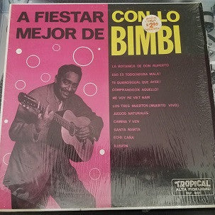 Bimbi Y Su Trio Oriental - A Fiestar Con Lo Mejor De Bimbi (VG+) (Vinyl LP)