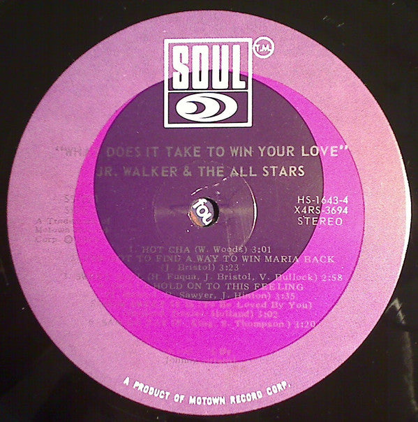 Walker, Jr. & The All Stars - What Does It Take To Win Your Love (Vinyl, VG+) (Vinyl LP)