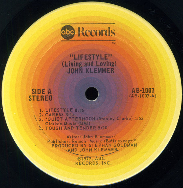 Klemmer, John - Lifestyle (Living And Loving) (NM or M-) (Vinyl LP)