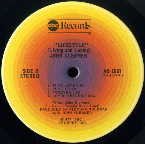 Klemmer, John - Lifestyle (Living And Loving) (NM or M-) (Vinyl LP)