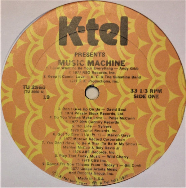 Various - Music Machine (Vinyl, VG) (Vinyl LP)