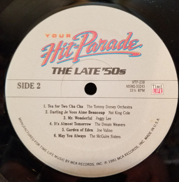 Various - Your Hit Parade - The Late '50s (M) (Vinyl LP)