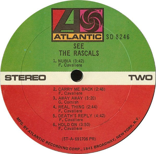 Rascals - See (G+) (Vinyl LP)