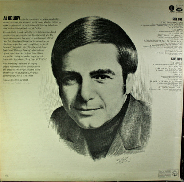 De Lory, Al - Plays Song From MASH (VG+) (Vinyl LP)