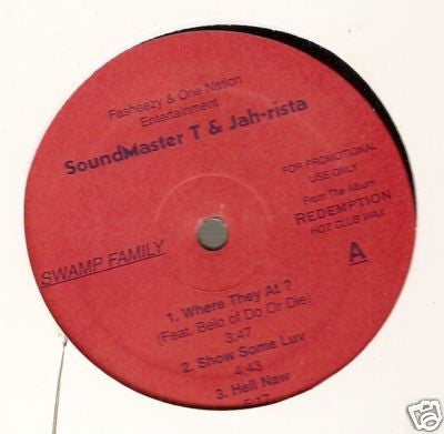Soundmaster T & Jah-Rista - Swamp Family (VG+) (Vinyl LP)